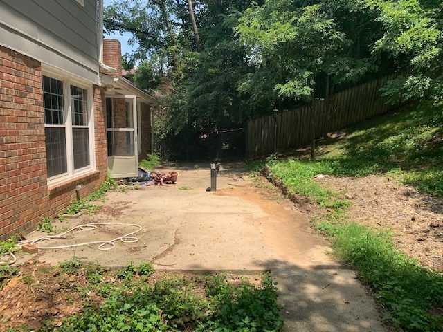 Concrete Patio & Seat Wall - Nashville, TN (Bellevue), Bellevue, TN