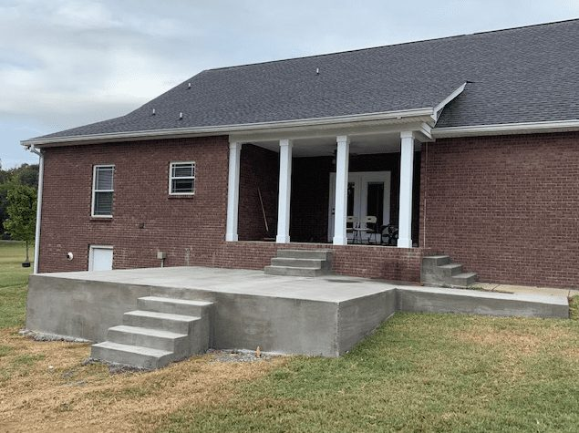 Concrete Patio with Steps - Clarksville, TN, Clarksville, TN