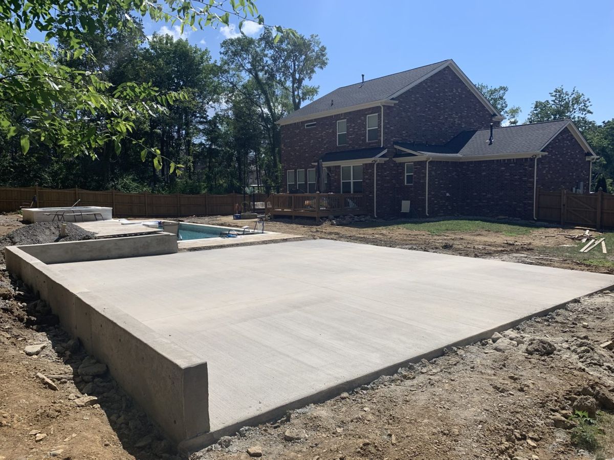 Concrete Basketball Slab - Mount Juliet, TN, Mt. Juliet, TN