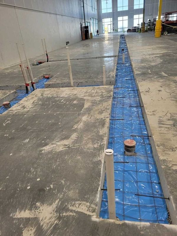 Concrete Trench Pourbacks for Plumbing, Antioch, TN