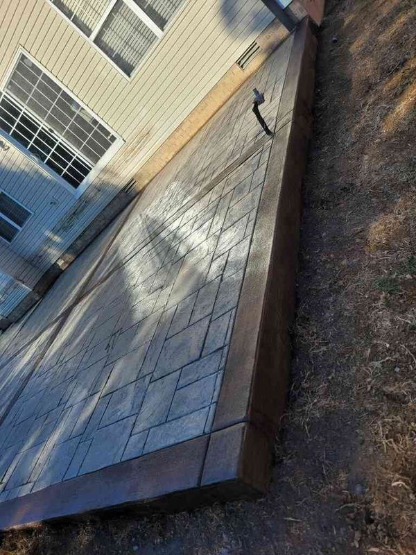Stamped Concrete Patio, Nashville, TN