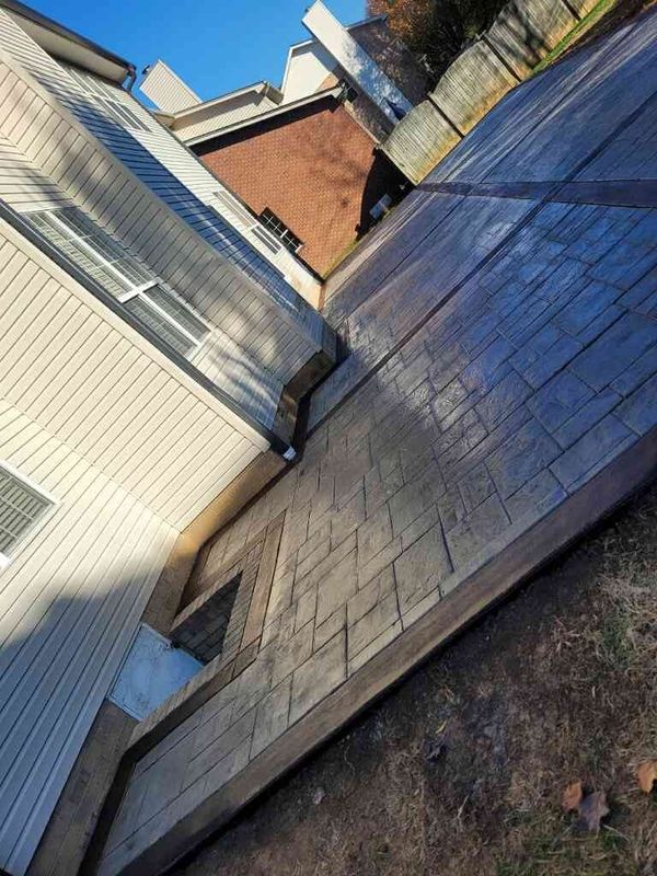 Stamped Concrete Patio, Nashville, TN